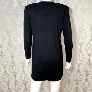 John Jackets Coats St John Basic Black Knit Jacket